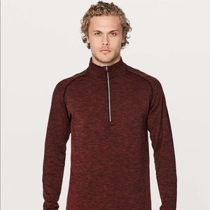 Lululemon Metal Vent Long Sleeve Half Zip Shirt.